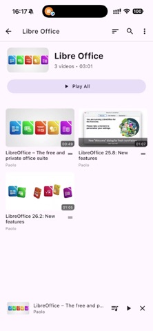 Rinox - PeerTube Client iPhone screenshot