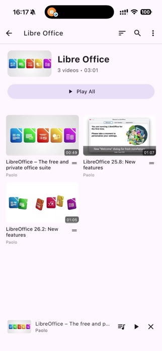 Rinox - PeerTube Client Screenshot 4 of 5