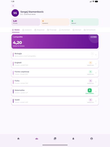 GoSchool RS iPad screenshot