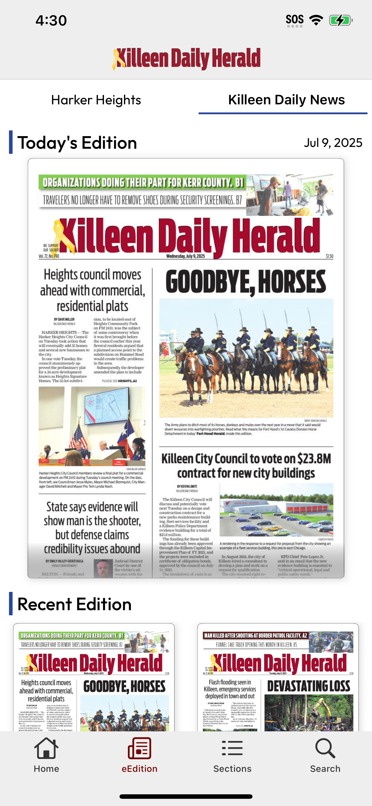 Killeen Daily Herald screenshot 5