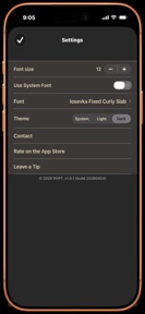 Only Text Editor screenshot