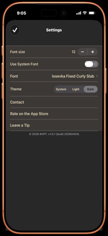 Only Text Editor screenshot