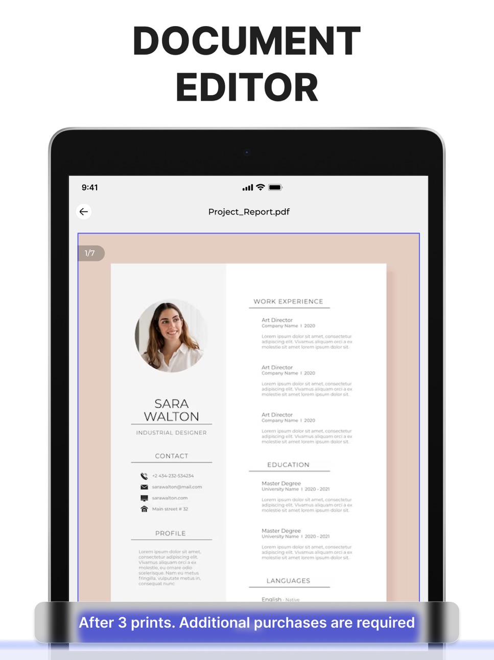 iPad screenshot
