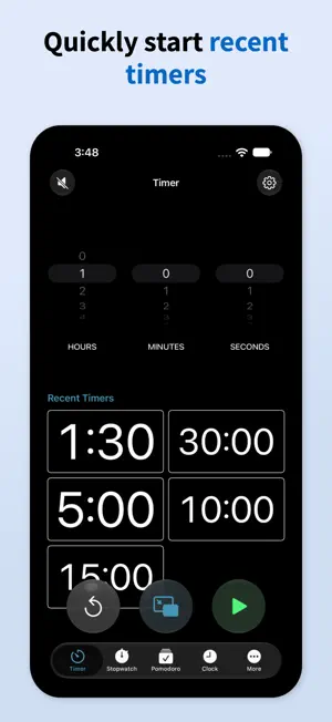 Pop Out Timer Stopwatch Clock screenshot 4
