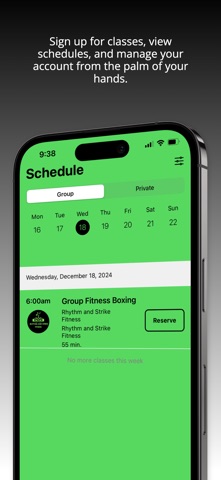 Rhythm and Strike Fitness screenshot