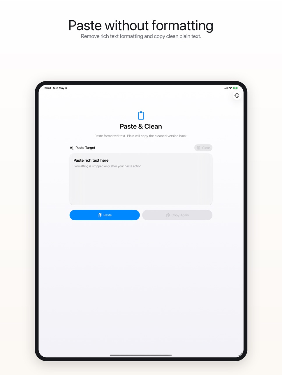 iPad screenshot