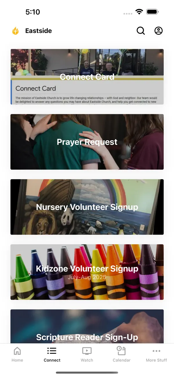 Screenshot #2 pour Eastside Church App