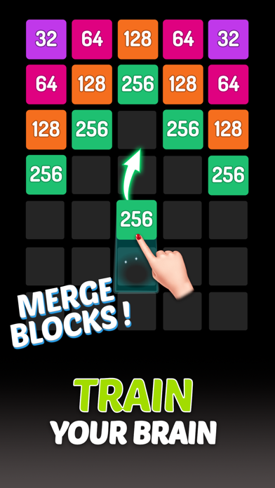 Screenshot #2 pour X2 Blocks : 2048 Number Puzzle
