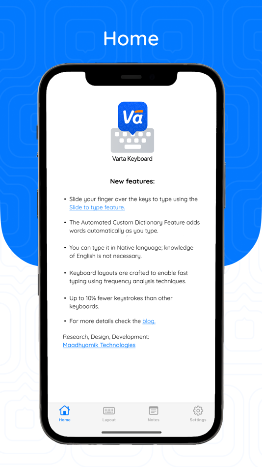 #1. Varta Keyboard (macOS) De: Maadhyamik Tech