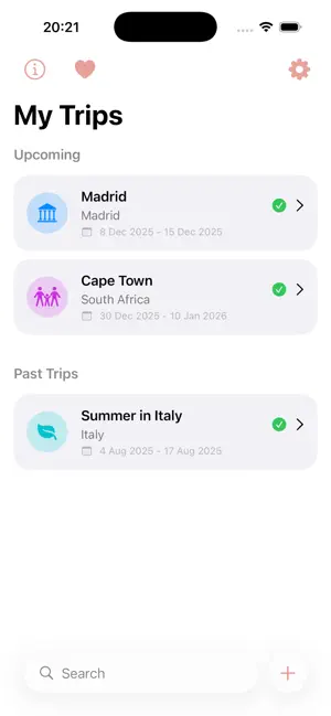 Travel-Planner screenshot 1