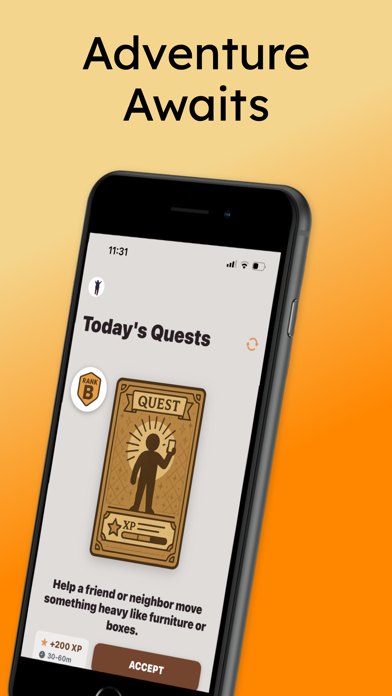 Solo Quest XP iPhone screenshot 2 - Productivity app