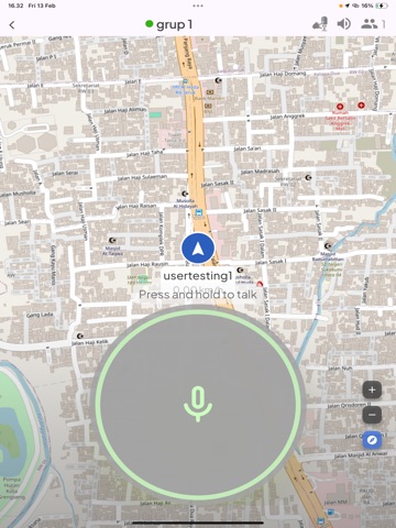 Pelocom iPad screenshot