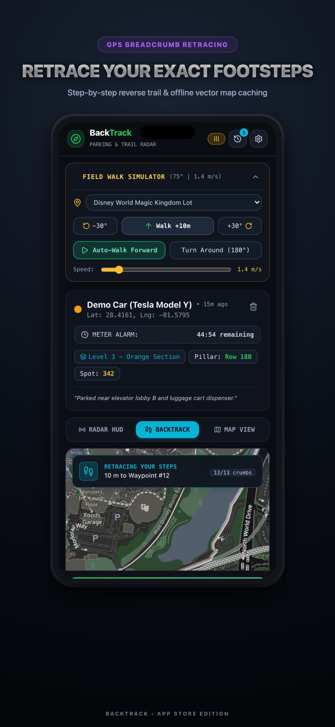Screenshot 7 of BackTrack: Parked Car Radar