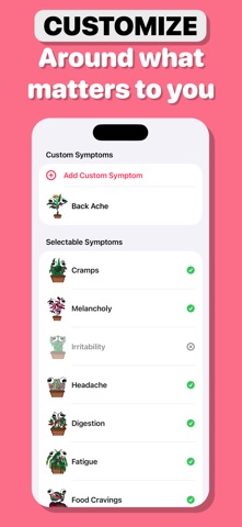 Comma: Private Period Tracker Screenshot 2 of 3