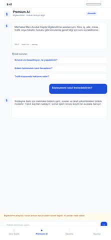 Avukat Cepte Screenshot 2 of 5