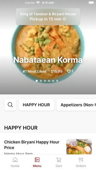 Screenshot 2 of King of Tandoor App