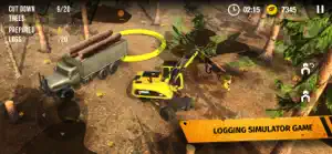Forest Harvester Tractor 3D screenshot 2