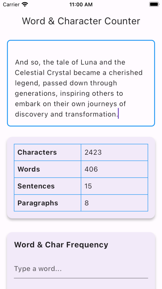 Word & Character Counter - 1.1 - (macOS)