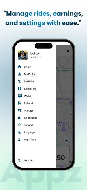 TaxiAppz Driver Pro screenshot 3