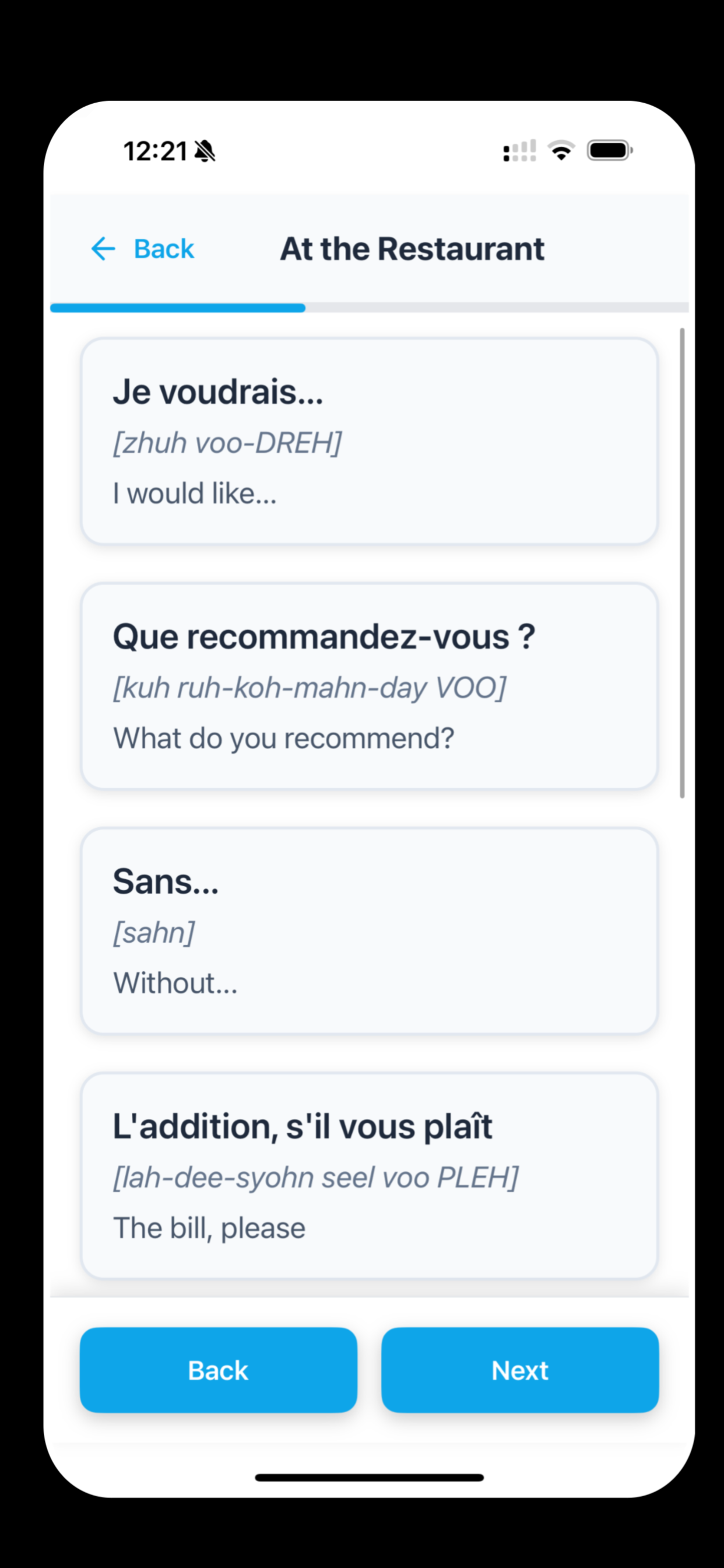 AllezLearn screenshot 3