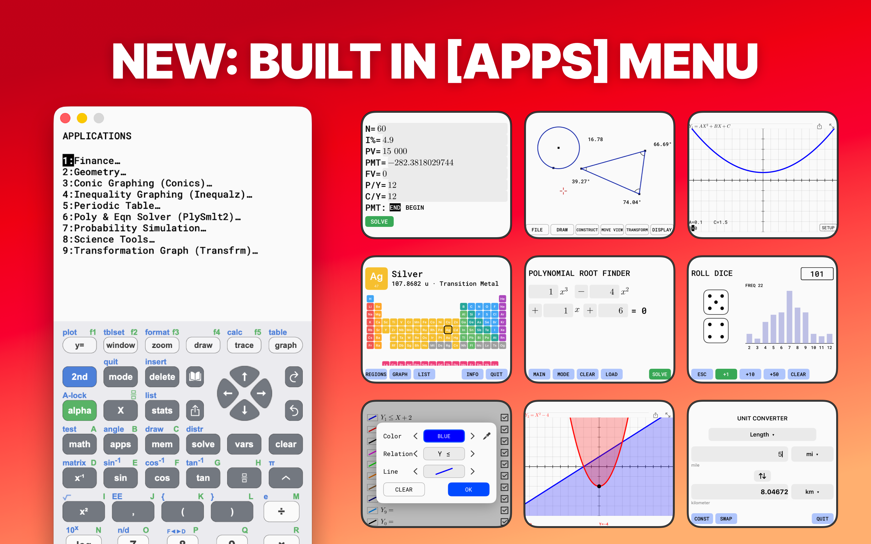 Taculator 84 Graphing Calc screenshot 19