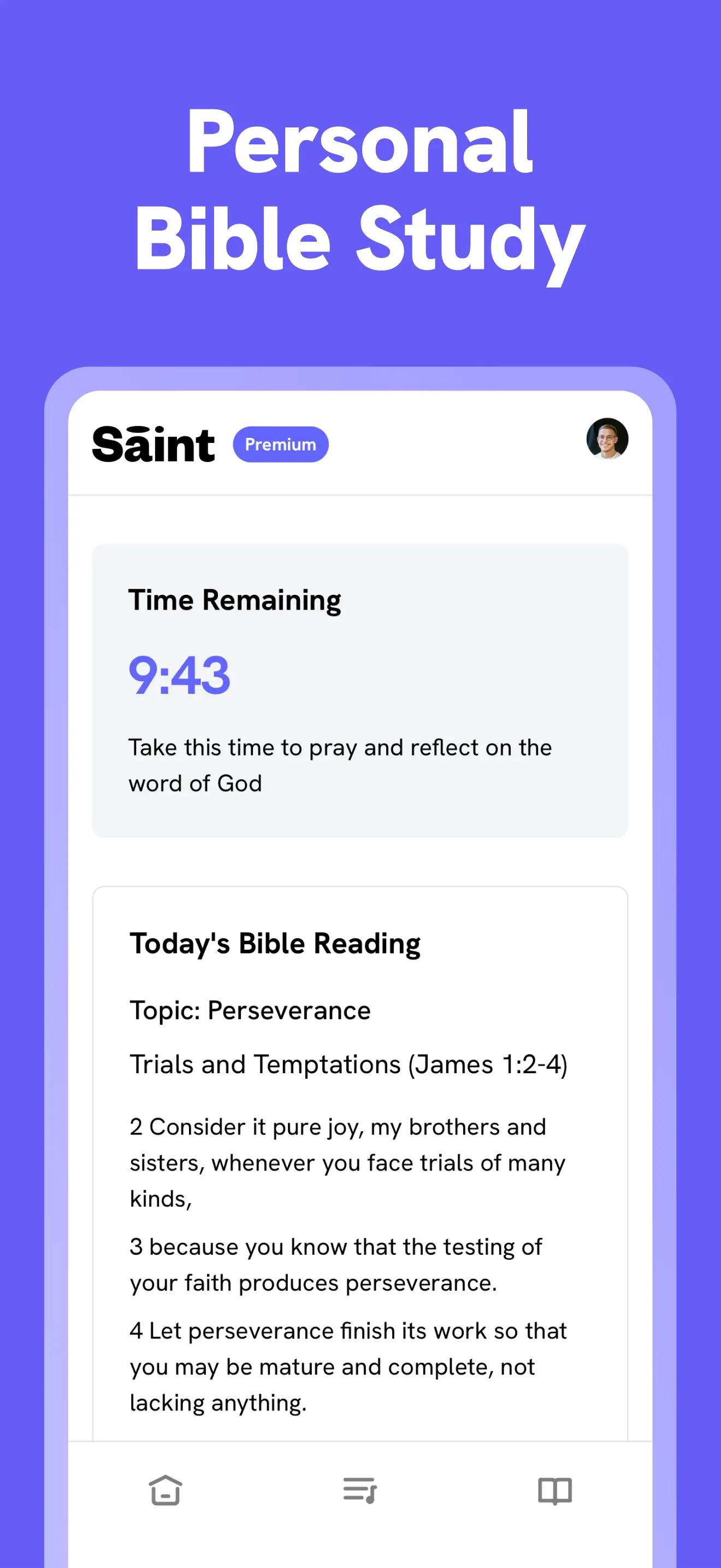 #4. Saint: Bible Study (iOS) Ved: Digimeri