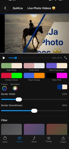 QuMiJa: Aftermovie maker iPhone screenshot