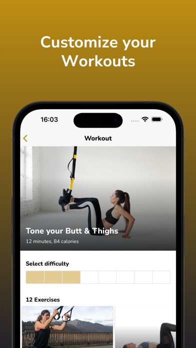 Suspension Training Exercises Screenshot