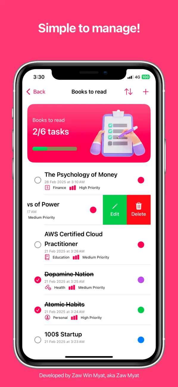 Screenshot #2 pour Archer Tasks