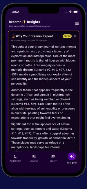 Dreamr AI Dream analysis screenshot 2