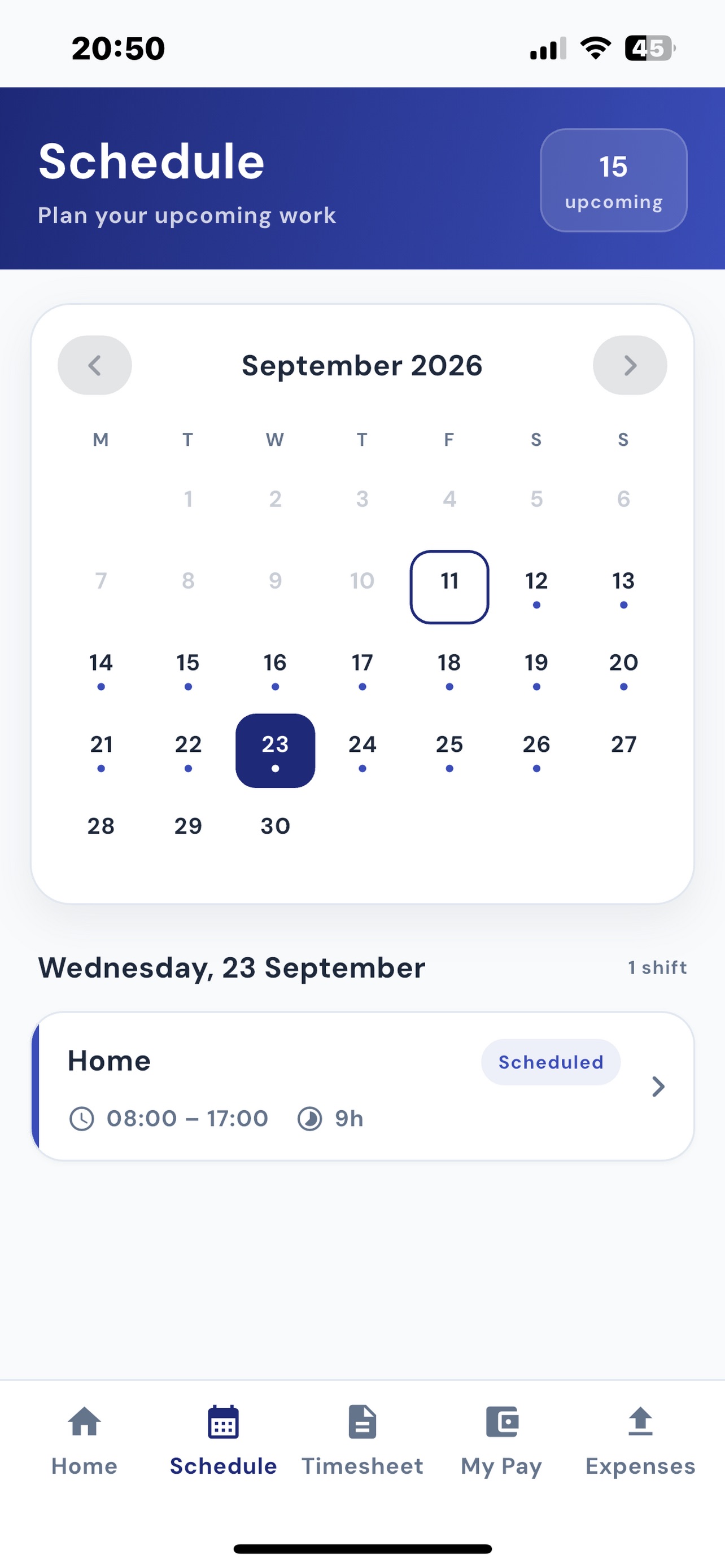 Screenshot 1 of Geo Time Tracker