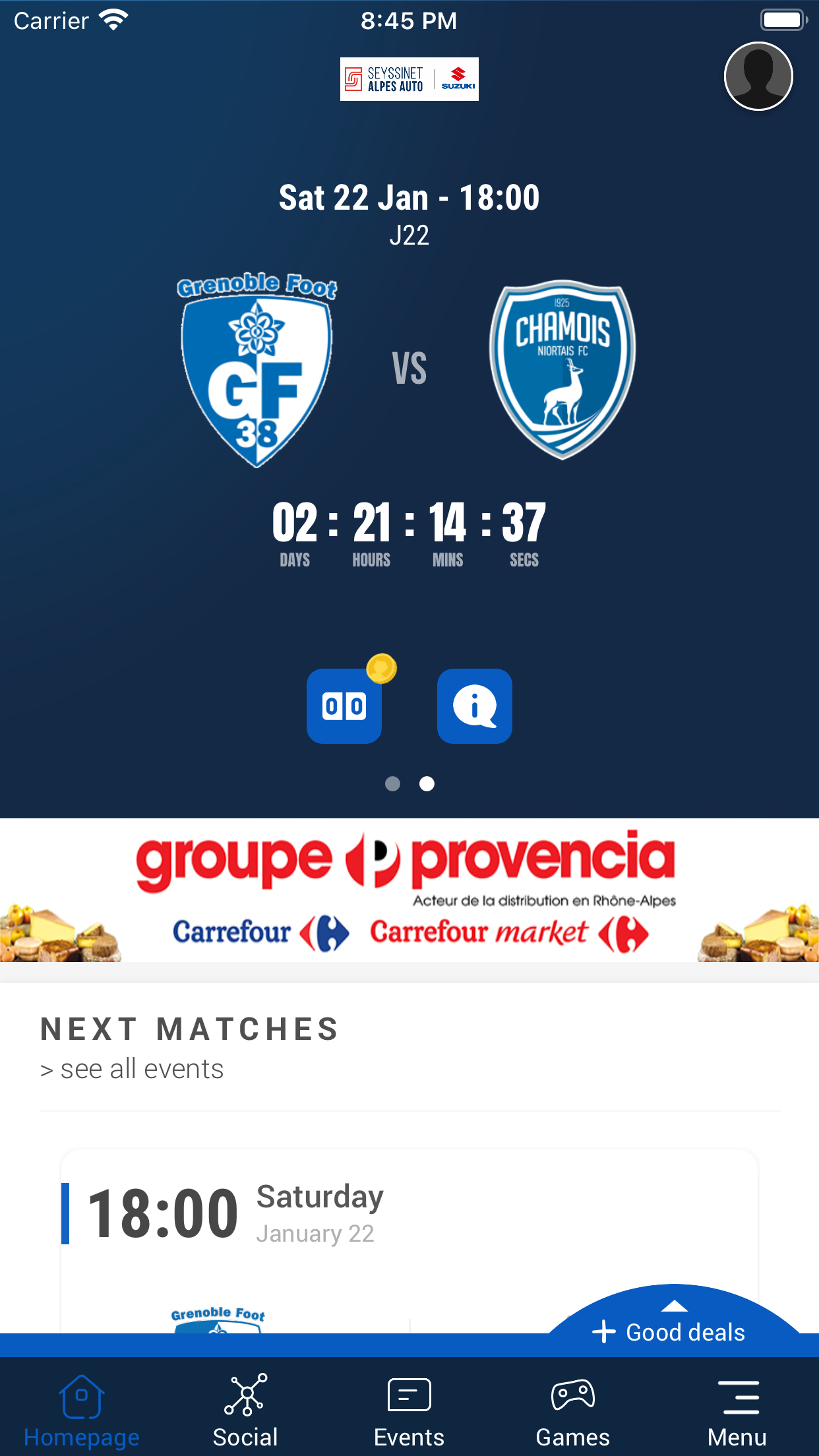 Grenoble Foot 38