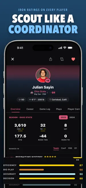 Iron: Football Stats screenshot 4