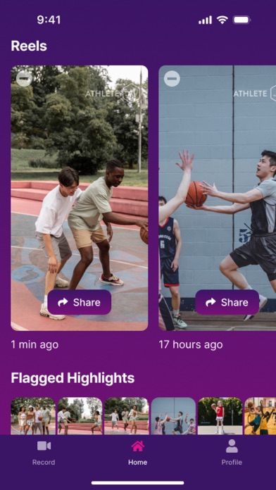 Athlete AI - Highlight Reels Screenshot