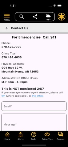 Baxter County Sheriff Arkansas Screenshot 4 of 5