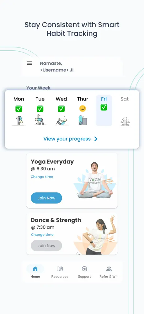 Habuild: Online Yoga Everyday screenshot 3