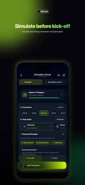Pitch Line: Live Soccer screenshot 1