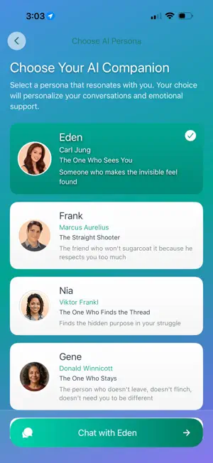 Cherizh: AI Companion Chat screenshot 1