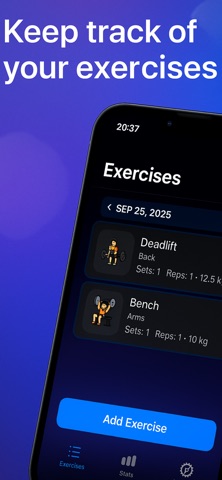 AxoraFit - Journal screenshot
