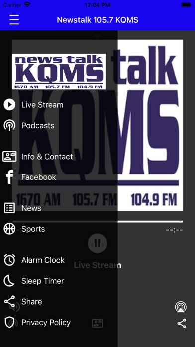 KQMS app screenshot 2
