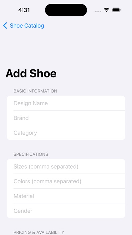 FootWare Catalog List screenshot-3
