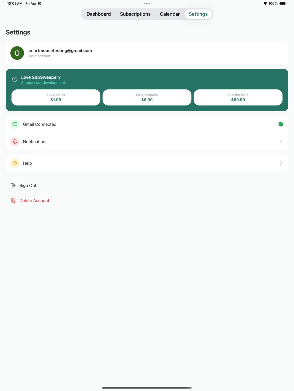 iPad screenshot