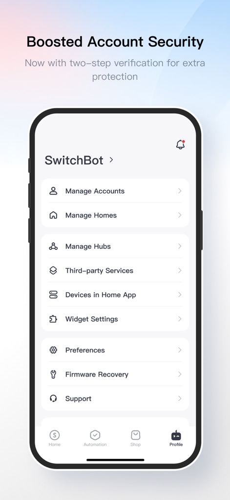 SwitchBot - switchbot-app-profile-settings