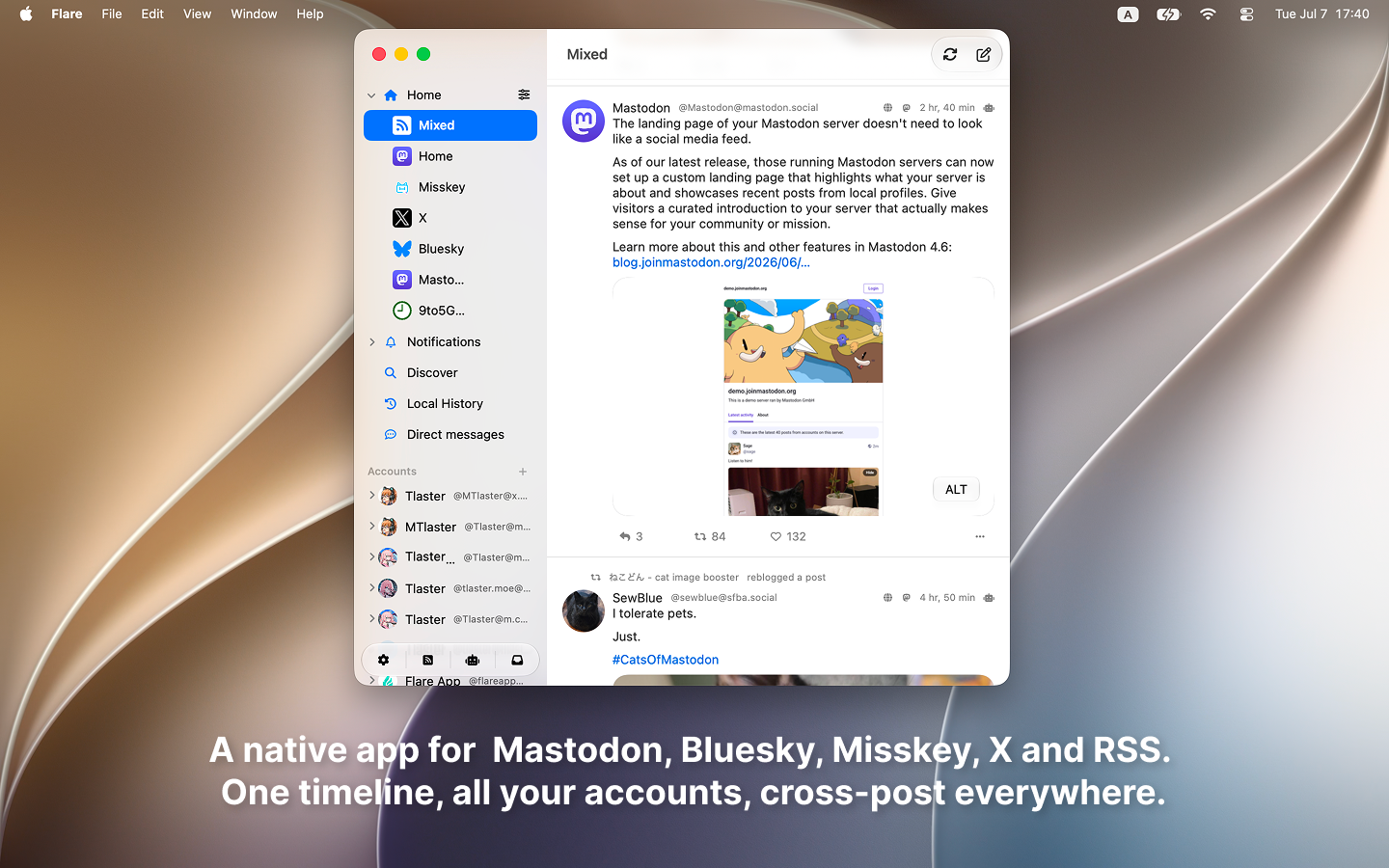 Flare - Social Network Client screenshot 14