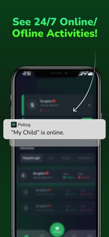 Pollog - Family Online Tracker iPhone screenshot 1