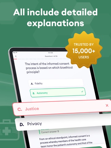 PCCN Exam Practice 2026 iPad screenshot