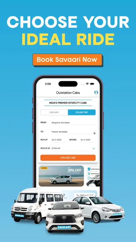 Savaari - Car Rental & Taxi screenshot 2 of 9