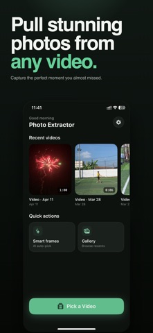 Photo Extractor – Video Frame iPhone screenshot