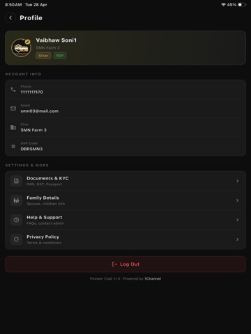 App screenshot