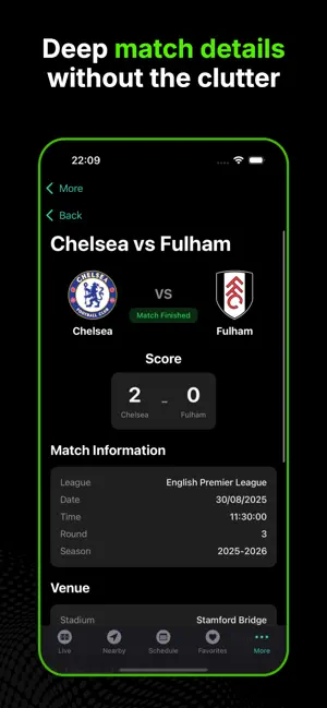 DRM - Live Sports Score & News iPhone screenshot 5